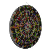 Kleurexplosie Dartbord (Voorkant Links)