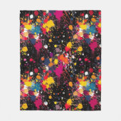 Kleurexplosie Fleece Deken (Voorkant)