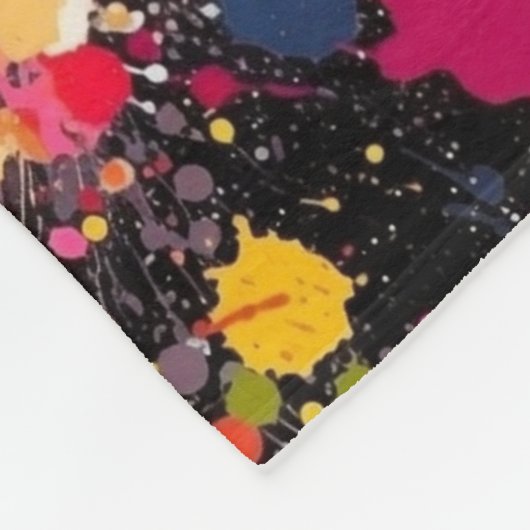 Kleurexplosie Fleece Deken (Hoek)