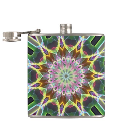 Kleurexplosie Heupfles (Geopend)