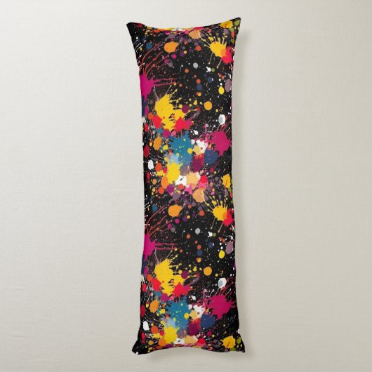 Kleurexplosie Lichaamskussen (Achterkant (Verticaal))