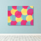 Kleurexplosie-omhuld canvas (palet 1) afdruk (Insitu (Houten vloer))