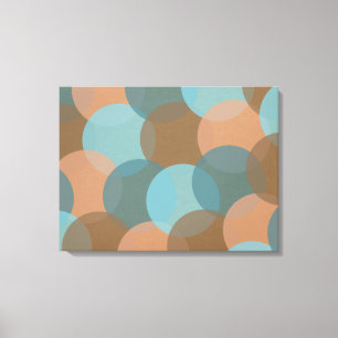 Kleurexplosie-omhuld canvas (palet 2) afdruk