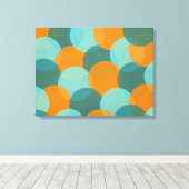 Kleurexplosie-omhuld canvas (palet 3) afdruk (Insitu (Houten vloer))