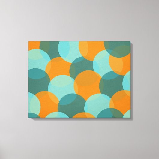 Kleurexplosie-omhuld canvas (palet 3) afdruk (Voorkant)