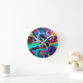 Kleurexplosie Ronde Klok (Huis)