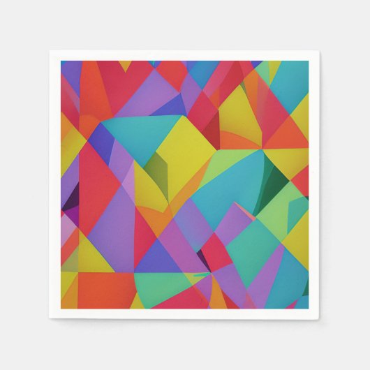 Kleurexplosie Servet (Voorkant)