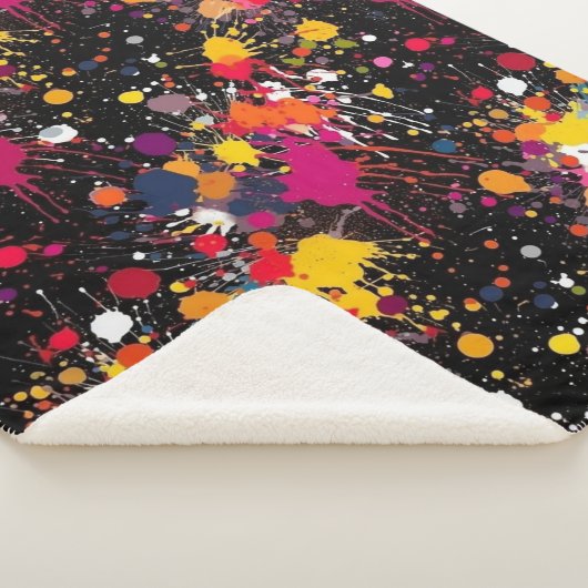 Kleurexplosie Sherpa Deken (3/4)