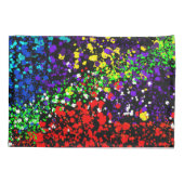 Kleurexplosie Stippen kleurrijke moderne kleuren Kussensloop (Achterkant)