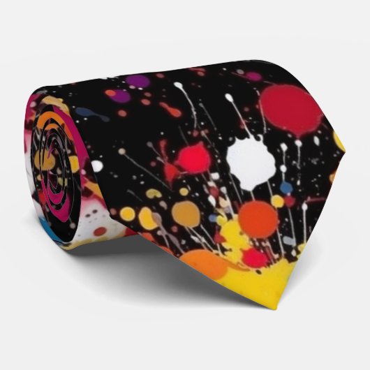 Kleurexplosie Stropdas (Opgerold)