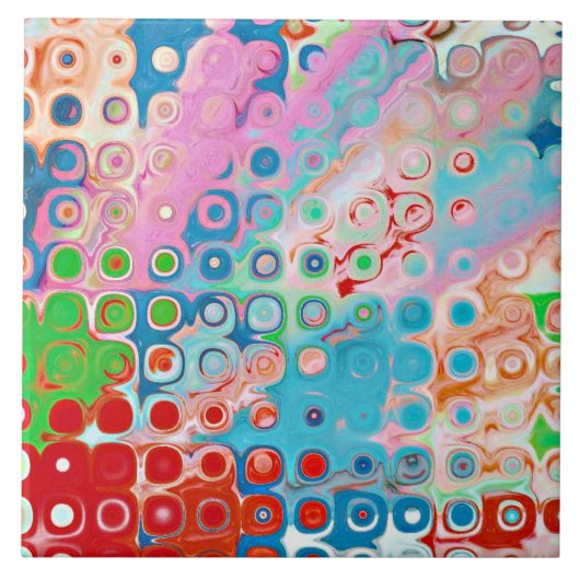 Kleurexplosie Tegeltje (Voorkant)