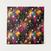 Kleurexplosie Wandkleed (Voorkant)