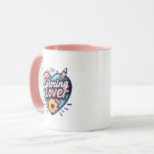 Kleurfan Mug – Grappig Gepersonaliseerd Cadeau Mok (Voorkant links)