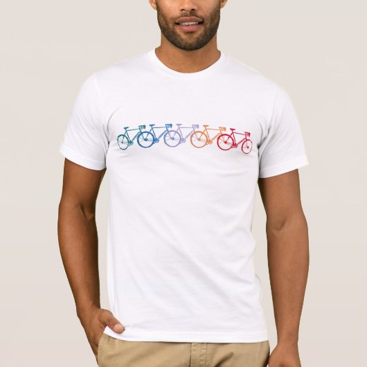 Kleurfietsen in t-shirt met lijnkoeling (Voorkant)