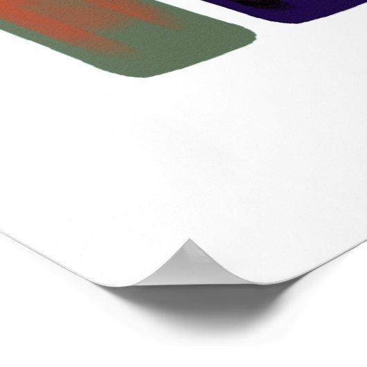 kleurflessen bier poster (Hoek)