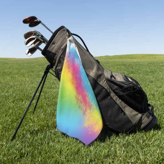 kleurflits golfhanddoek (Groen)