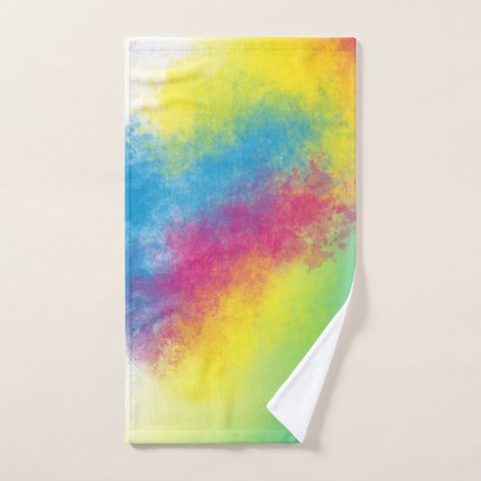 kleurflits handdoek (Handdoek)