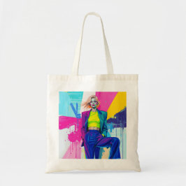 "Kleurfluistering – Dagelijkse Boodschappentas" Tote Bag