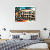 kleurflux canvas afdruk (Insitu (Slaapkamer))