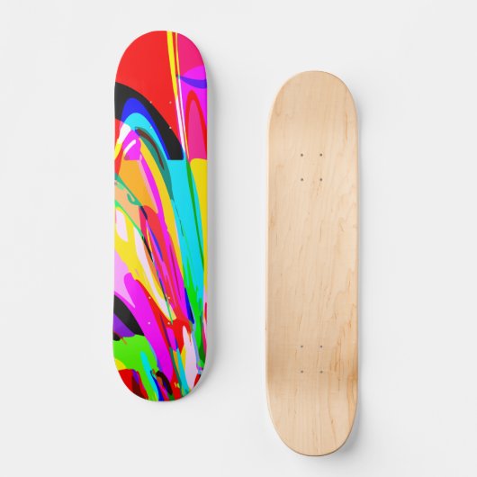 Kleurfontein Skateboard (Voorkant)