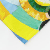 Kleurformulieren van Robert Delaunay Fleece Deken (Hoek)