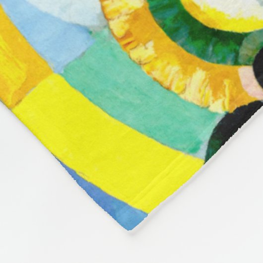 Kleurformulieren van Robert Delaunay Fleece Deken (Hoek)