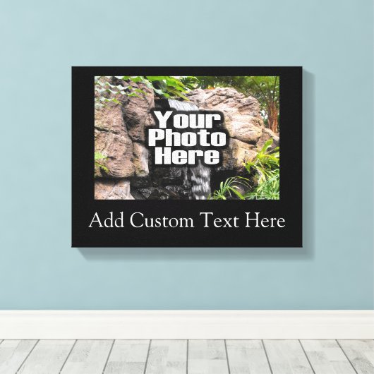 Kleurfoto aangepast canvas afdruk (Insitu (Houten vloer))