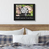 Kleurfoto aangepast canvas afdruk (Insitu (Slaapkamer))