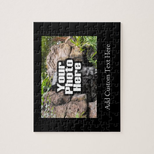 Kleurfoto aangepast legpuzzel (Verticaal)