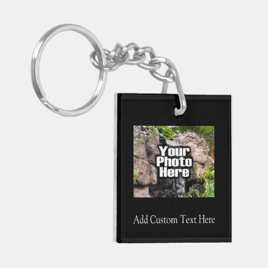 Kleurfoto aangepast sleutelhanger (Voorkant Links)