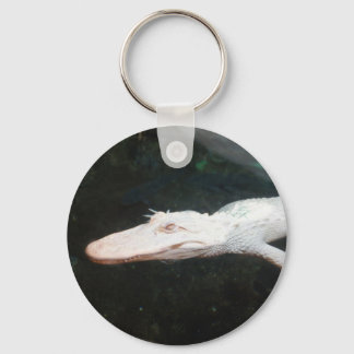 Kleurfoto van albino-zwemmers sleutelhanger