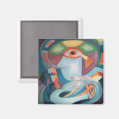 Kleurfusie Magneet (Voorkant / Achterkant)