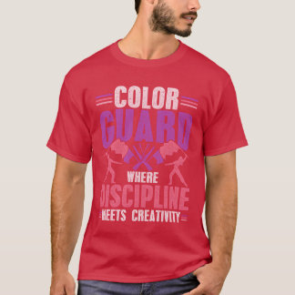 Kleurgarde waar Discipline Samenkomt met Creatieve T-shirt
