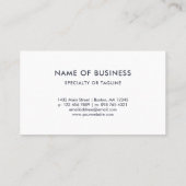 Kleurgebergte Gedempt palet Visitekaartje (Achterkant)