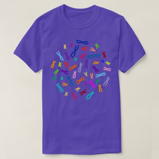 Kleurgecodeerd DNA T-shirt (Design voorkant)