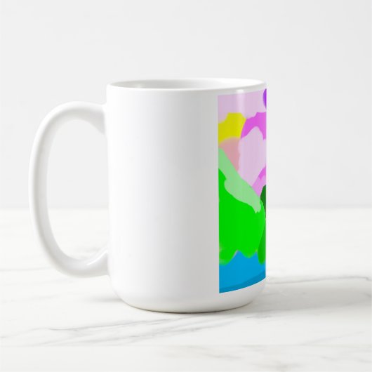 Kleurgecodeerde omgeving koffiemok (Links)