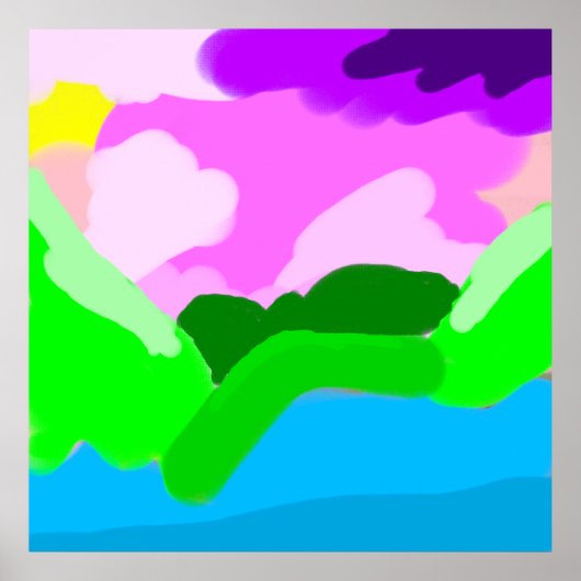 Kleurgecodeerde omgeving poster (Voorkant)