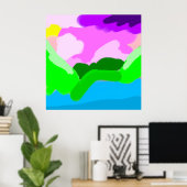 Kleurgecodeerde omgeving poster (Thuiskantoor)