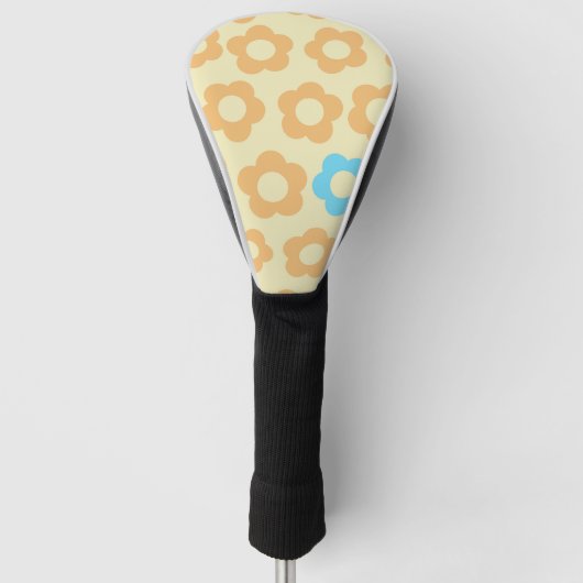 Kleurgeel schattig golfheadcover (Voorkant)