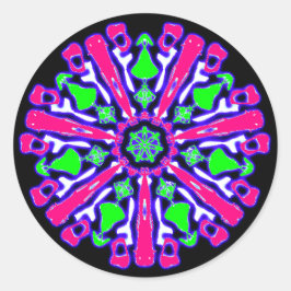 Kleurgekleurde psychesische sticker nr. 4