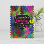 Kleurgerichte gedachten (meer opties) - RSVP / Kaart (Staand voorkant)