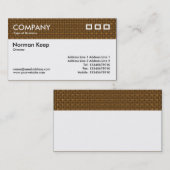 Kleurgestructureerde koptekst - donkere Oranje str Visitekaartje (Voorkant / Achterkant)