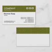 Kleurgestructureerde koptekst - Gele structuur Visitekaartje (Voorkant / Achterkant)