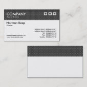 Kleurgestructureerde koptekst - Grijze structuur Visitekaartje (Voorkant / Achterkant)