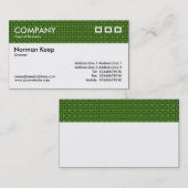 Kleurgestructureerde koptekst - Groene verbinding Visitekaartje (Voorkant / Achterkant)