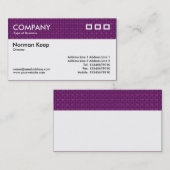 Kleurgetextureerde koptekst - Diepe magenta Paarse Visitekaartje (Voorkant / Achterkant)