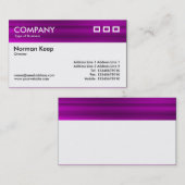 Kleurgetextureerde koptekst - Paars geborsteld mag Visitekaartje (Voorkant / Achterkant)