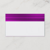 Kleurgetextureerde koptekst - Paars geborsteld mag Visitekaartje (Achterkant)