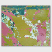 Kleurgeweven Abstracte print Cadeaupapier (Vlak)