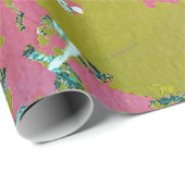 Kleurgeweven Abstracte print Cadeaupapier (Rol Hoek)